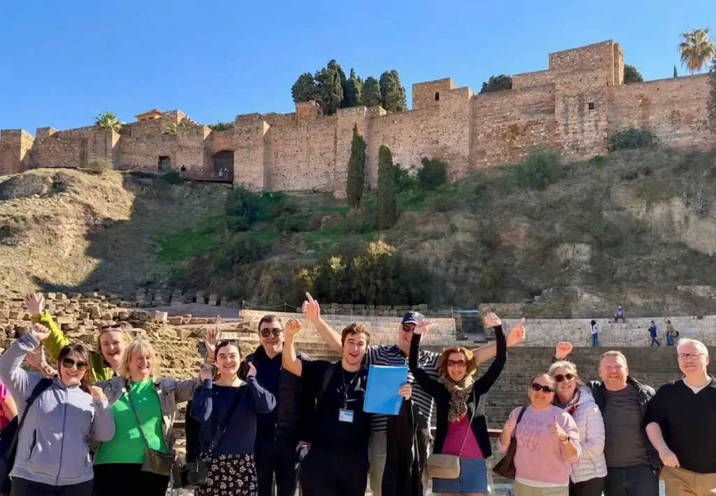 malaga alcazaba and roman theatre free tour with local guide in old town