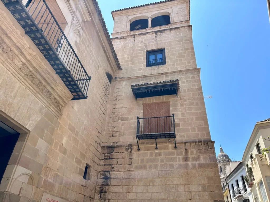 Entrance to the Picasso Museum Málaga inside the 16th century Buenavista Palace in the historic centre