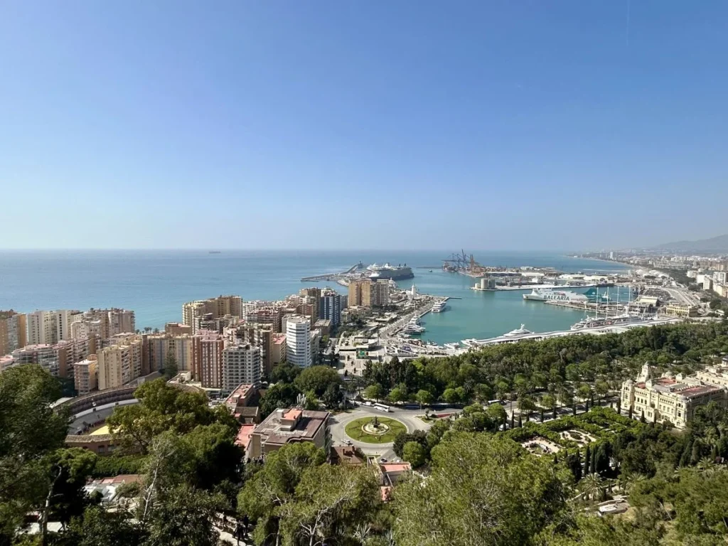 Climb the Moorish Gibralfaro Castle in Málaga and get a panoramic view of the port and sea and the mountains on your 3 day trip
